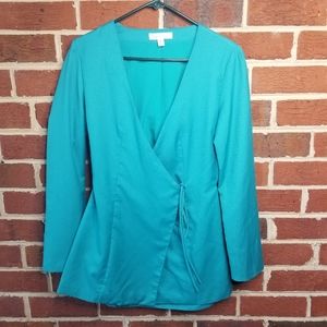 Francesca's Side Tie Cutout Top M